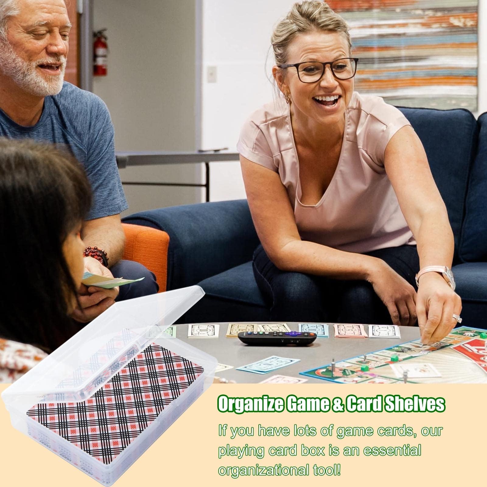 NiceLand Kartenboxen, 10 Stück – Transparente Aufbewahrungsboxen Für Spielkarten, Sammelkarten & Kleinteile