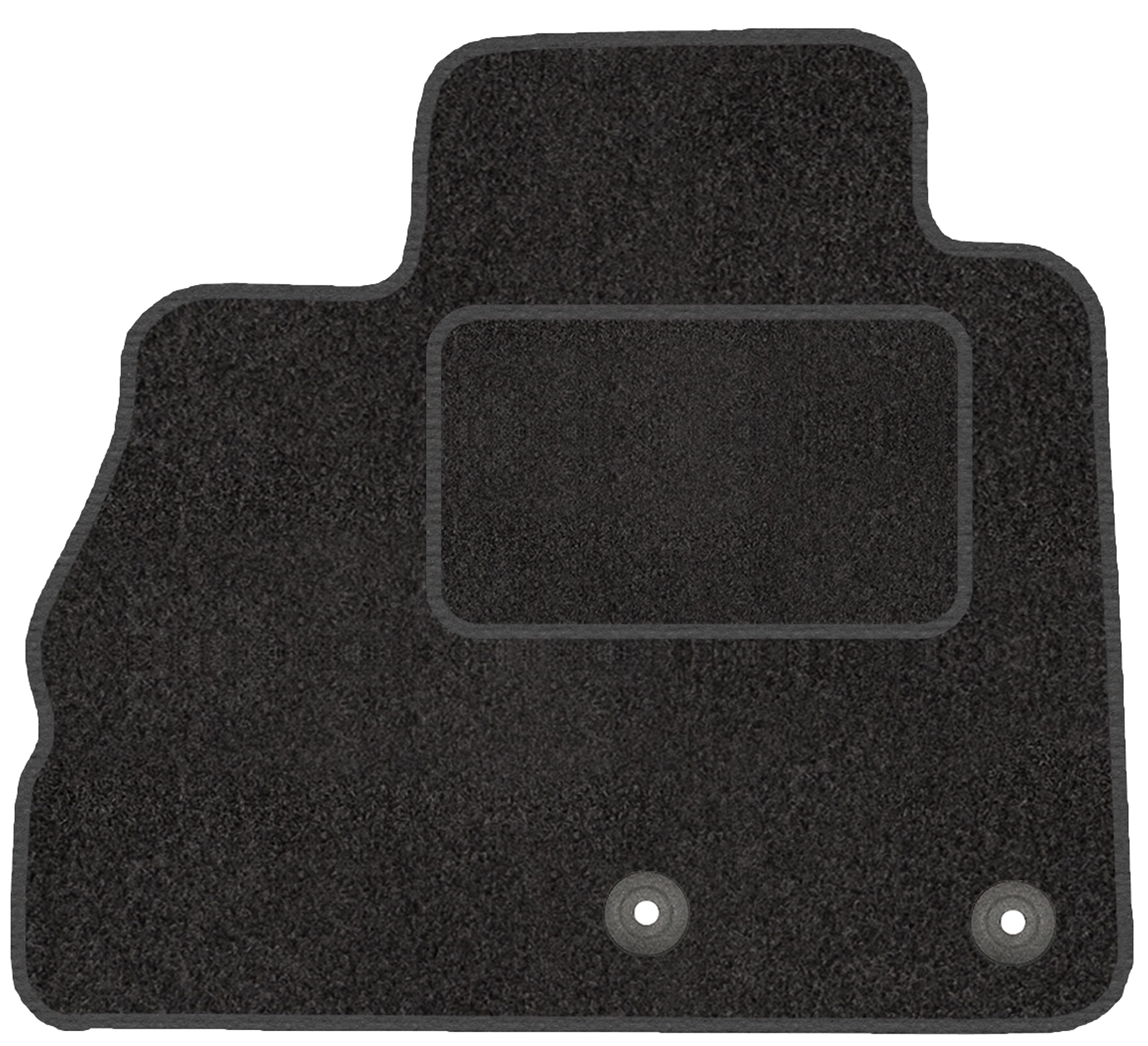 Tapis De Sol Voiture Tapis De Sol Kia Rio III (UB) 2011-2017 - Sur Mesure - Antidérapant - Talonnette Renforcée - Noir Tapis Sur Mesure Antidérapant