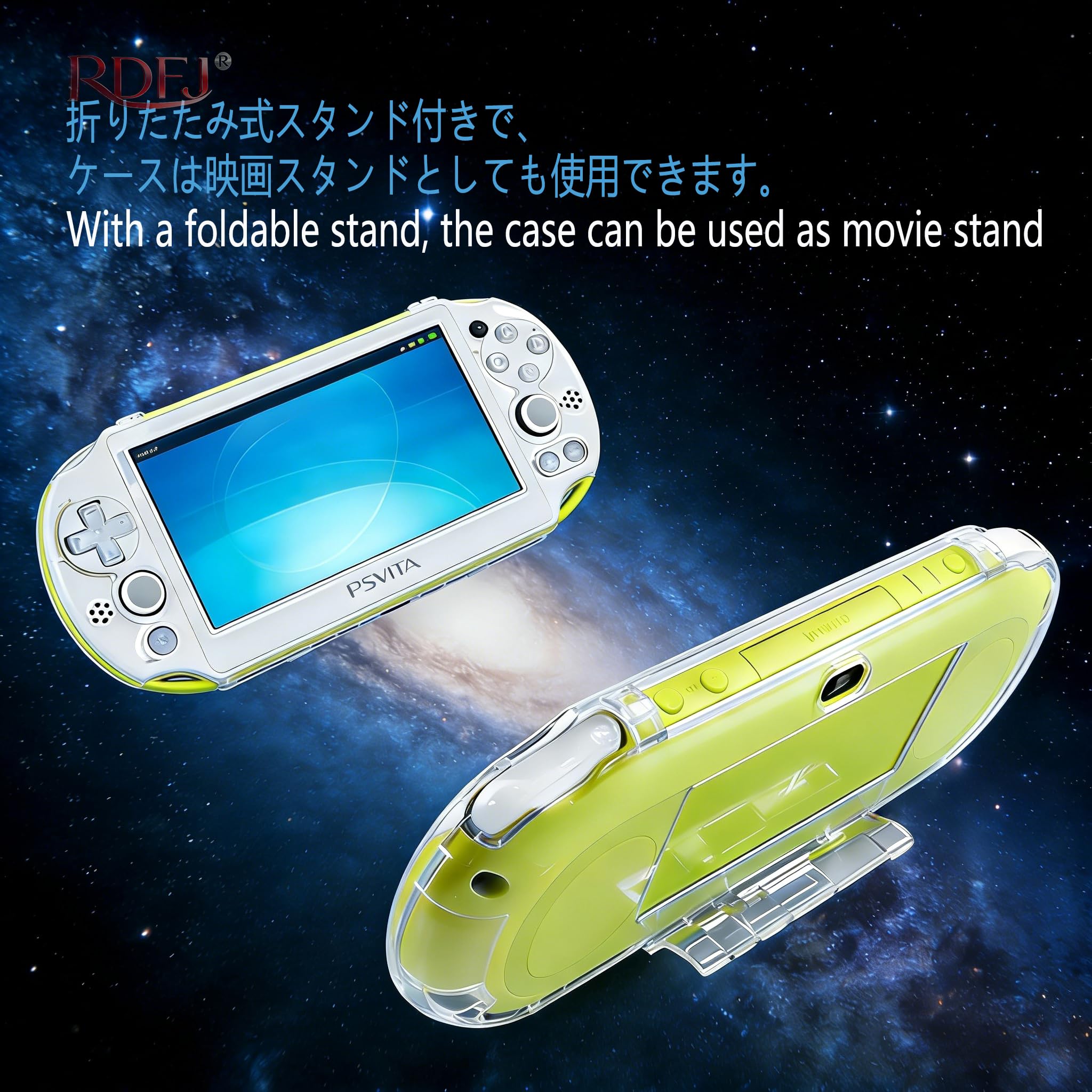 SNNC PlayStation Vita 2000 Full Cover Skin Crystal Clear Hard Case