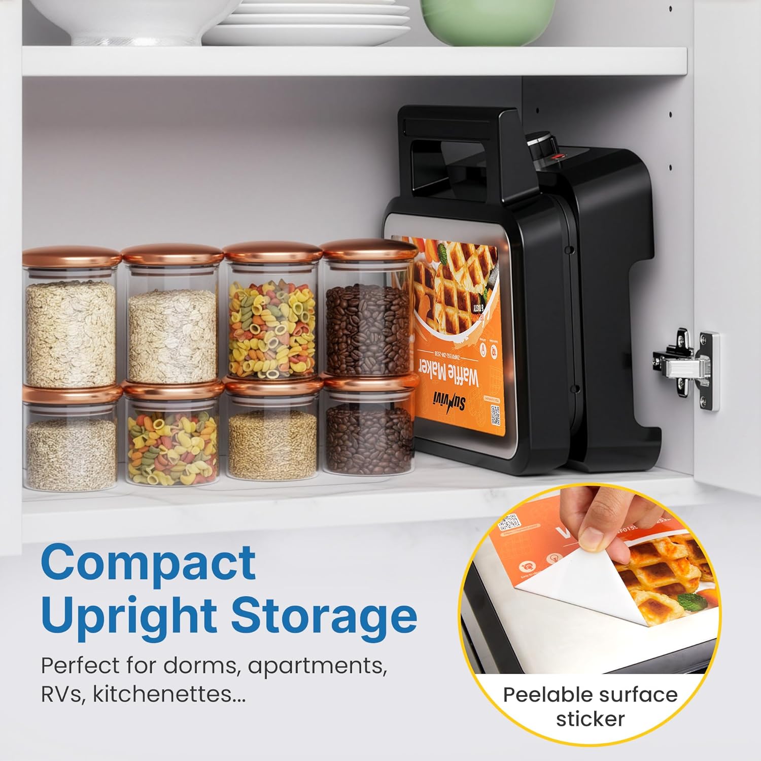 2 Slices Belgian Waffle Maker, Electric Waffle Machine with Adjustable Browning Control, Stainless Steel Waffle Iron with Nonstick Plates Easy Cleanup, Breakfast Maker for Families, Silver