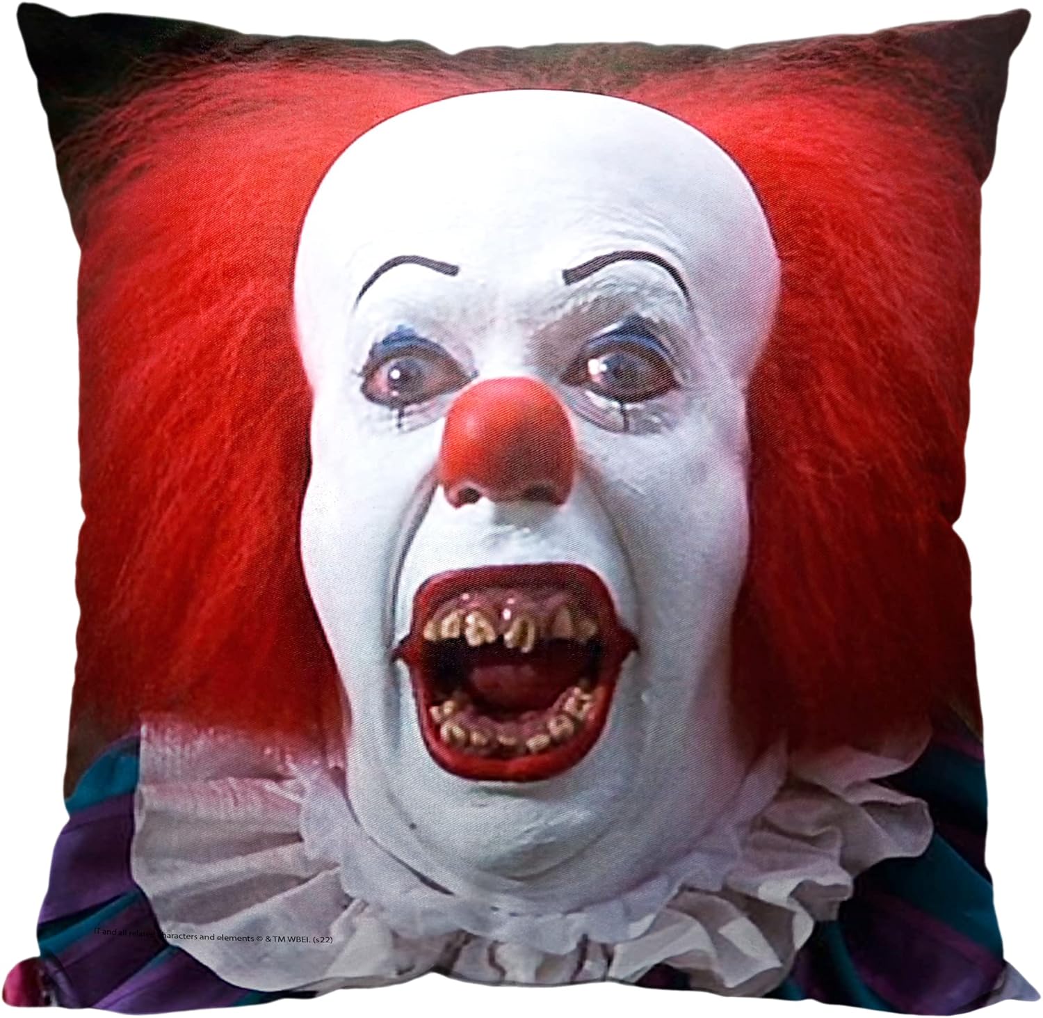 NORTHWEST IT Pillow, 18" x 18", Not So Friendly Clown