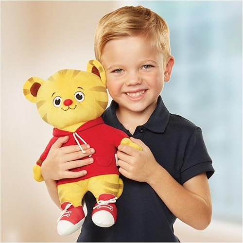 Miniatura 2 de JAKKS Pacific Daniel Tiger's Neighborhood - Peluche de peluche suave y tierno, cuenta con frases y canciones