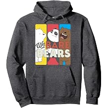 CN We Bare Bears Panels Pullover Hoodie