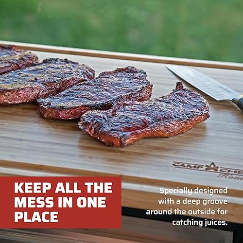 Miniatura 4 de Camp Chef Tabla de cortar profesional de bambú, bambú, CHOP26