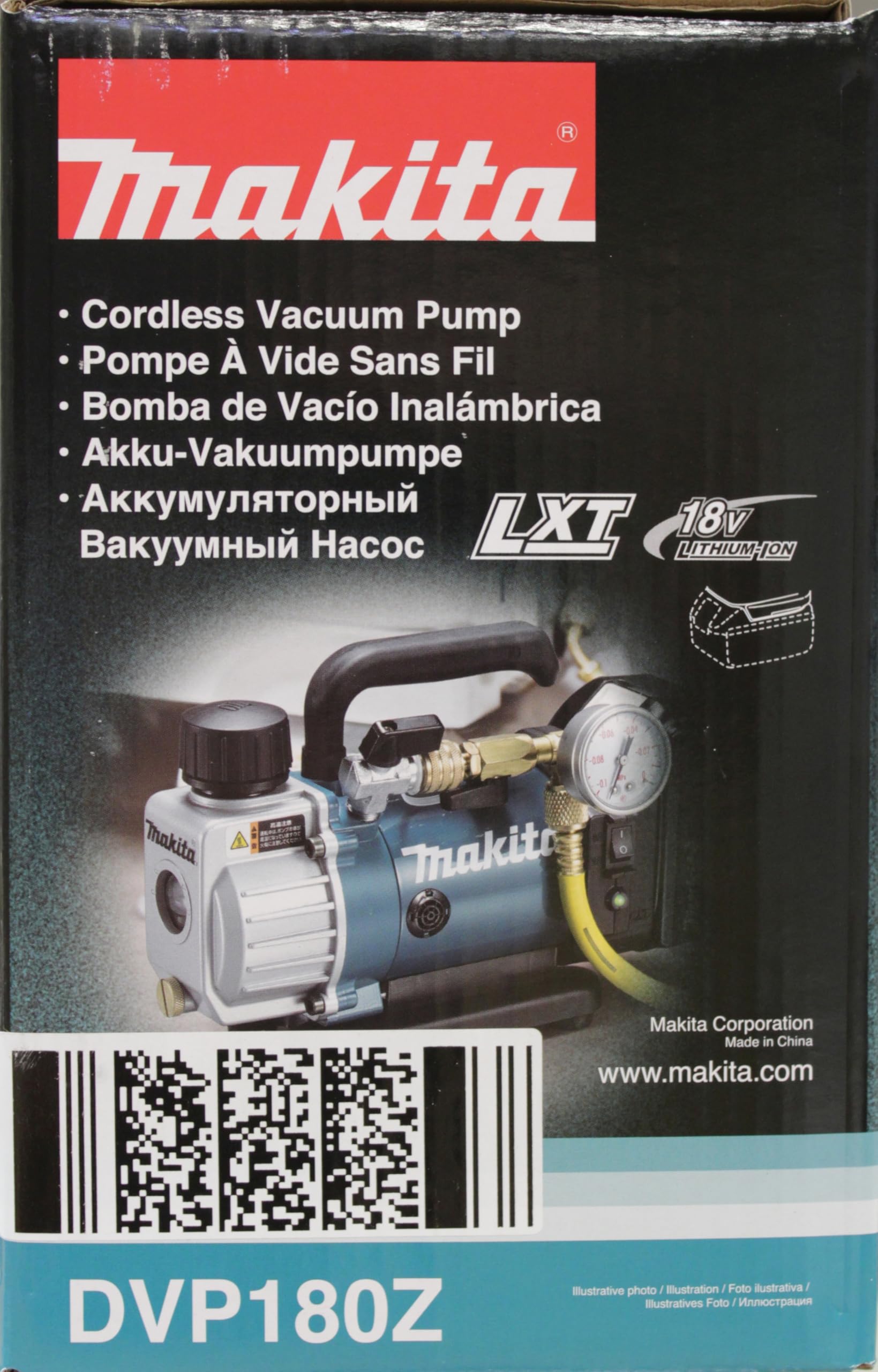 Makita Bomba de vacío DVP180Z, multicolor
