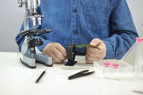 Miniatura 9 de Buki France Kit STEM de microscopio para principiantes  200x a 1200x de aumento  Microscopio de metal con luz LED y 30 experimentos  Incluye
