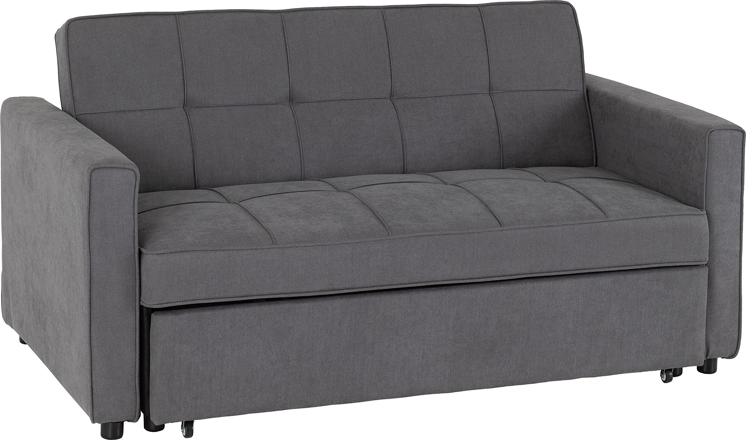 Seconique Astoria Sofa Bed in Dark Grey Fabric