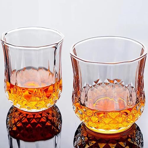 Miniatura 5 de A&A Wonders Vasos de whisky de alta calidad, juego de 2 vasos de whisky antiguos de 9 onzas, vasos elegantes para whisky, escocés, caja de regalo de