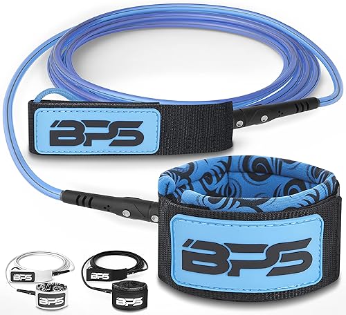 Miniatura 7 de BPS Nueva Zelanda 'Storm' - Correa para tabla de surf de alta calidad, correas rectas para tabla de surf de 5678910 pies, 0.283in 0.315in de grosor