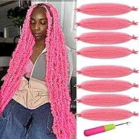 Vista 28 de 2 paquetes de cabello afro rizado castaño oscuro de 12 pulgadas, 30# Afro Spring Twist, cabello rizado Marley Twist trenzado, cabello envolvente