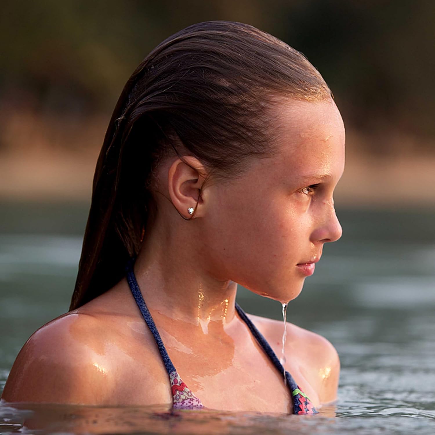 Jstyle 24 Pairs Hypoallergenic Screw Back Earrings for Girls Women Surgical Steel Tiny Heart Flower Flat Back Stud Earrings Cute Hoop Earrings Jewelry Set - Image 5