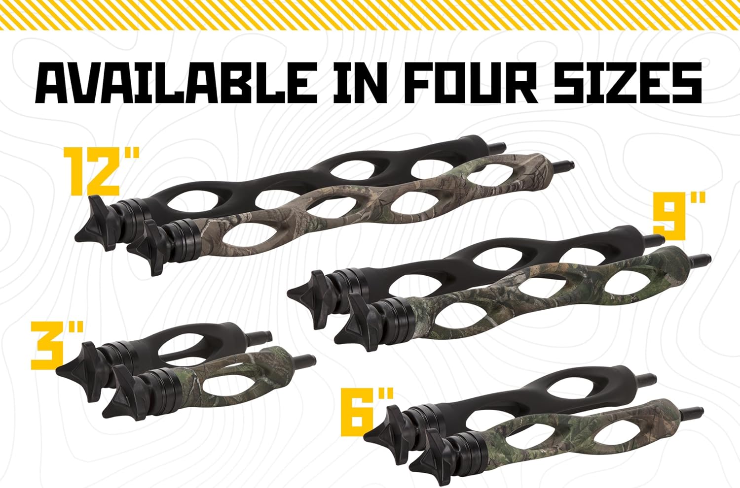 Trophy Ridge 3" Static Stabilizer - Camouflage
