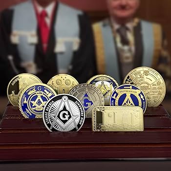 Amazon.co.jp: フリーメイソンチャレンジコイン : ホビー