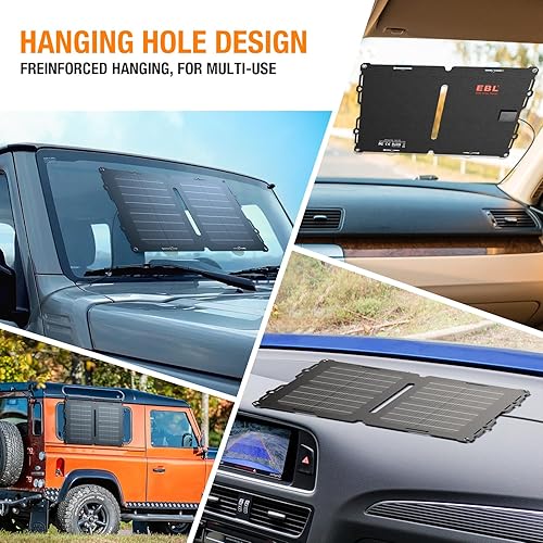 Miniatura 8 de EBL LiFePO4 YTX4L-BS - Batería de litio para motocicleta, 12 V, 2.5 Ah, 150 A, cargador de batería solar de 12 V, mantenedor con enchufe para