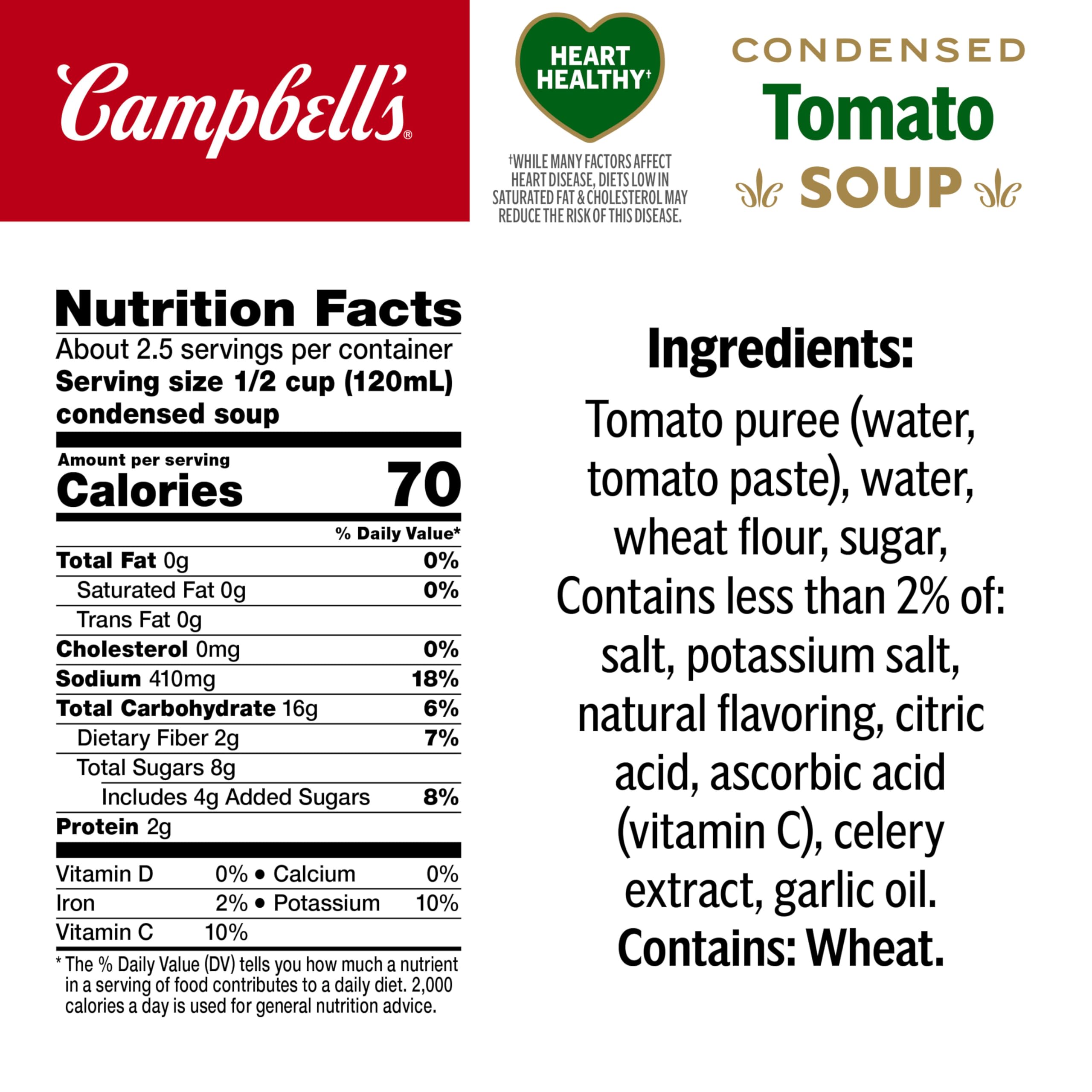 Campbell’s tomato 16缶（user_b79a80c3さん専用） Amazon.com: Campbell's Condensed Heart Healthy Tomato Soup, 10.75