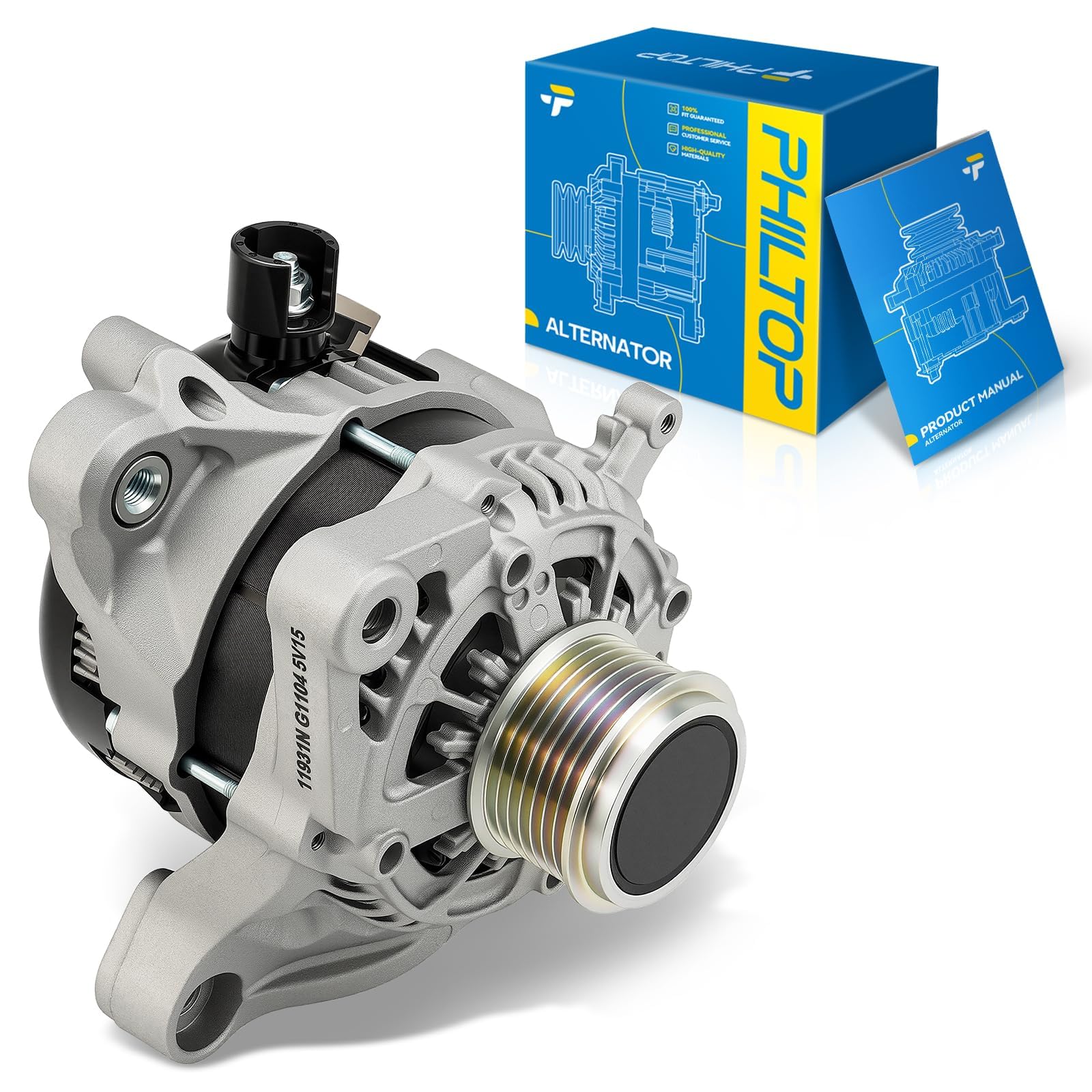 PHILTOP New Alternator 11931N Fit for Honda Civic 2016-2024