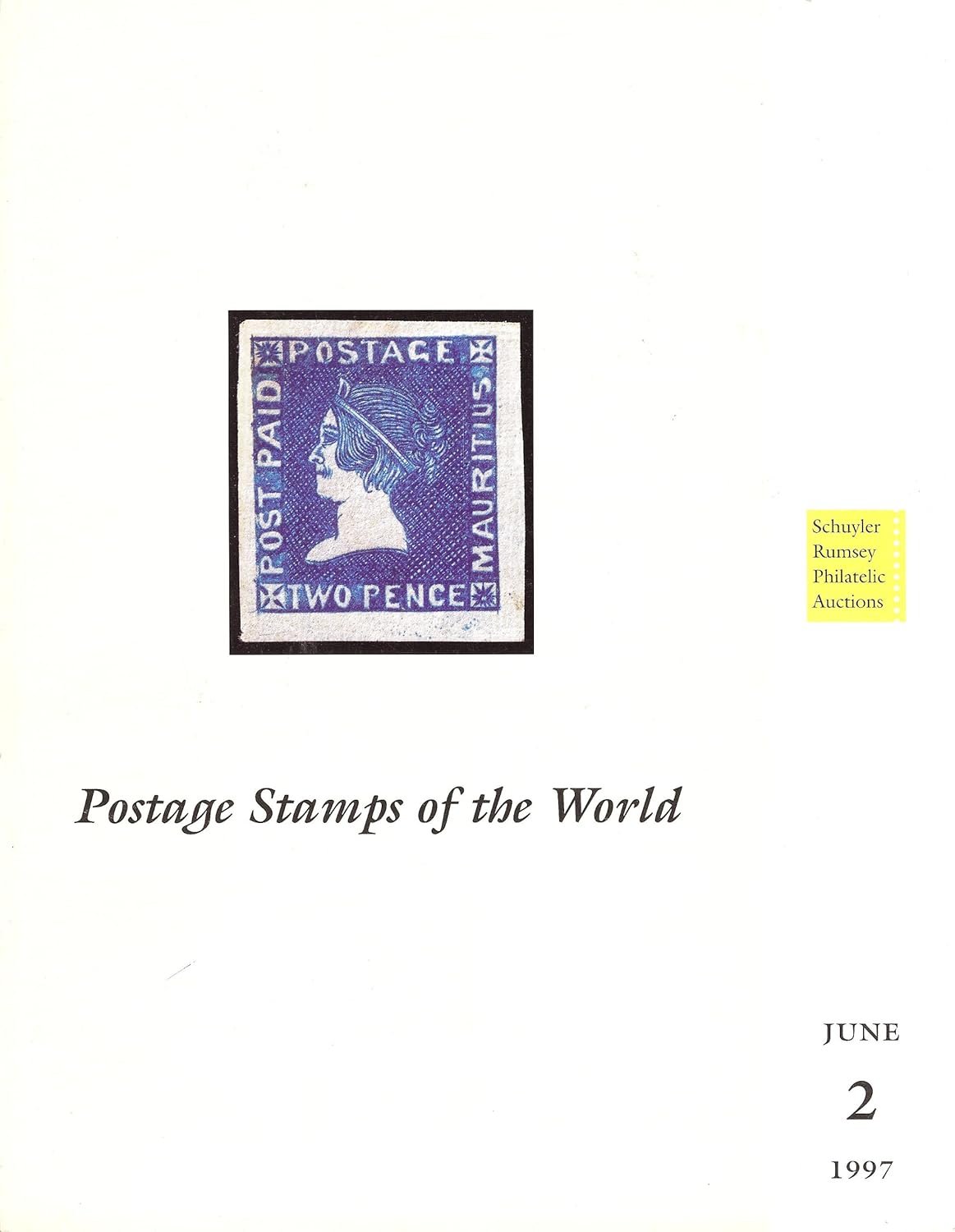 Postage Stamps of the World (Stamp Auction Catalog) (Schuyler Rumsey