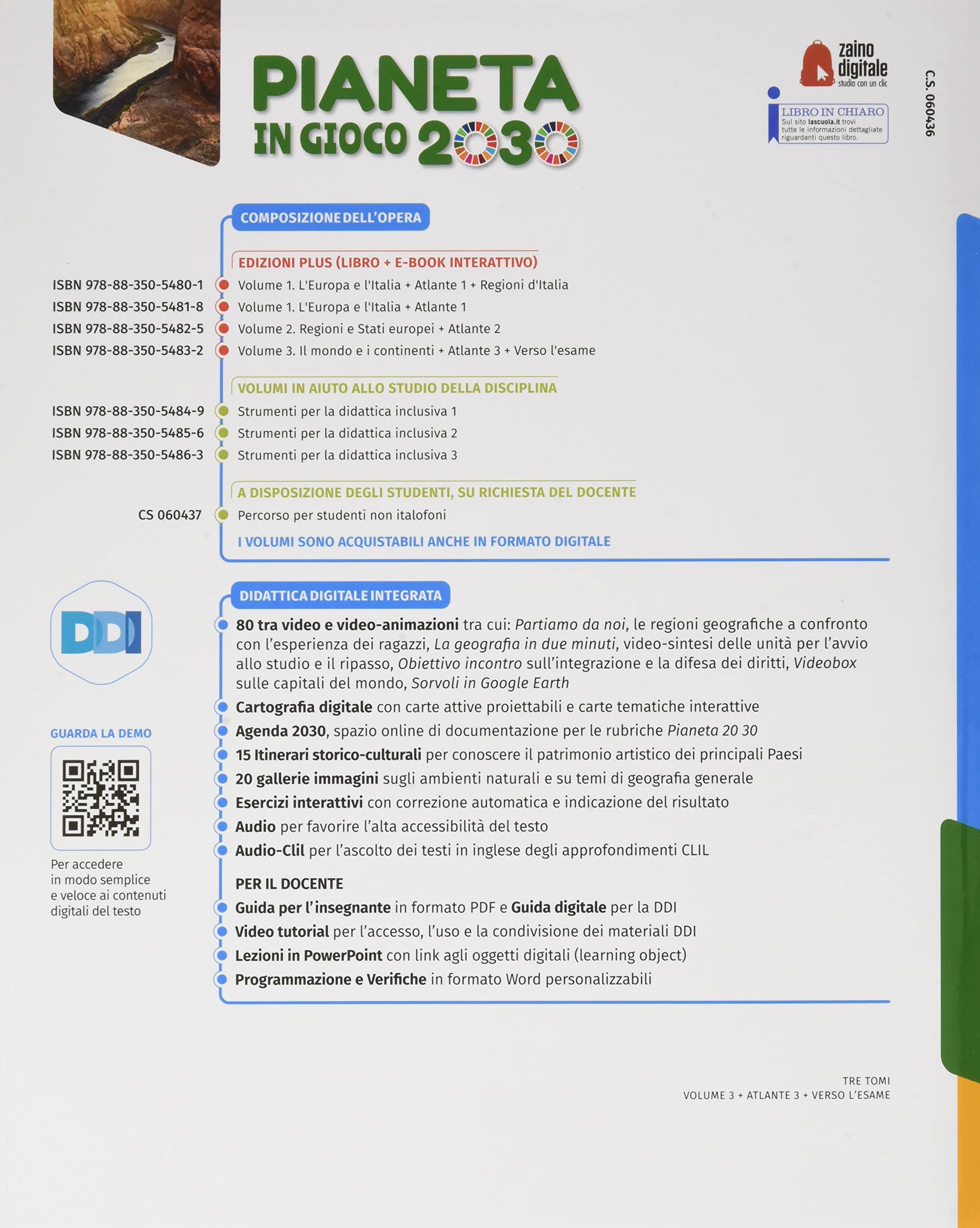 Pianeta in gioco 2030. Conoscere, abitare e rispettare il nostro pianeta. Geografia. Con Atlante e Verso l'esame. Per la Scuola media. Con e-book. Con ... online. Il mondo e i continenti (Vol. 3)