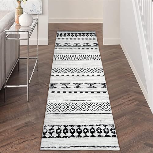 Miniatura 9 de GlowSol Alfombra de área de 5 x 7 pies para sala de estar y dormitorio, lavable, suave, de pelo bajo, con parte trasera antideslizante, resistente a