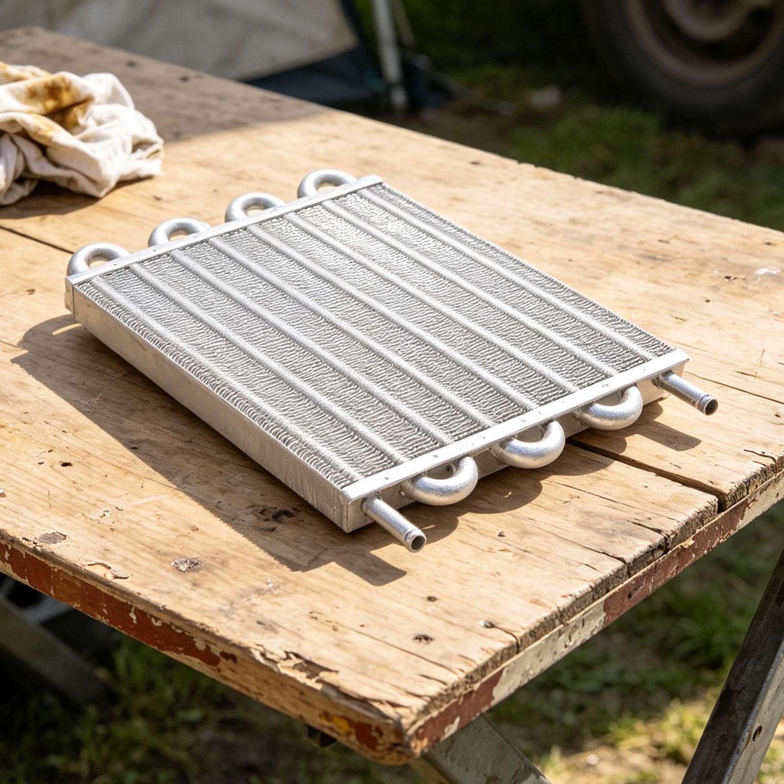 Chłodnica Płynu Przekładniowego Ze Stopu Aluminium Ciepłoodporna | Wydajna chłodnica przekładniowa Do samochodów SUV, układu chłodzenia i konserwacji skraplacza klimatyzacji