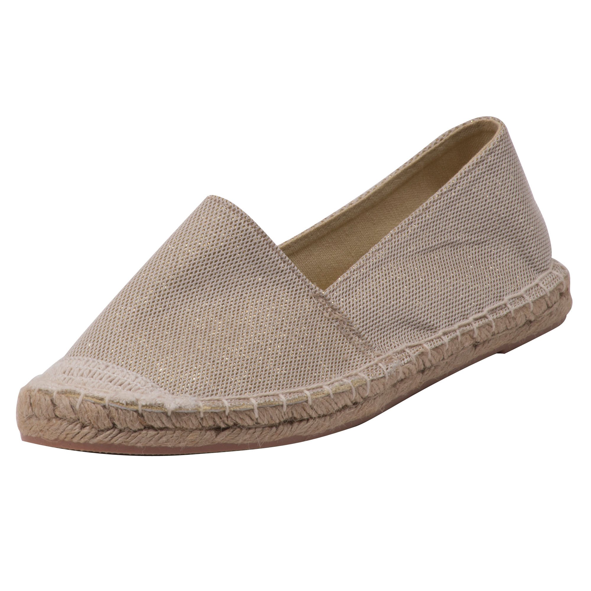 Japanwelt Espadrilles für Damen & Herren I Luftig - Espandrillos Espadrille Espandrilles Slipper Loafer Sommer Latschen Stoffschuhe Sommerschuhe Spanisch Plateau Mokassin Moccasins Schlüpfschuhe