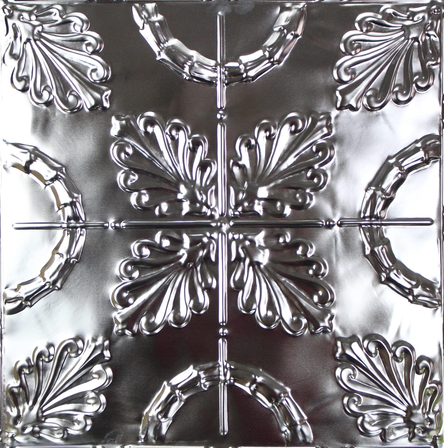 5 pcs of Tin Ceiling Tiles #108, Unfinished Nail-up