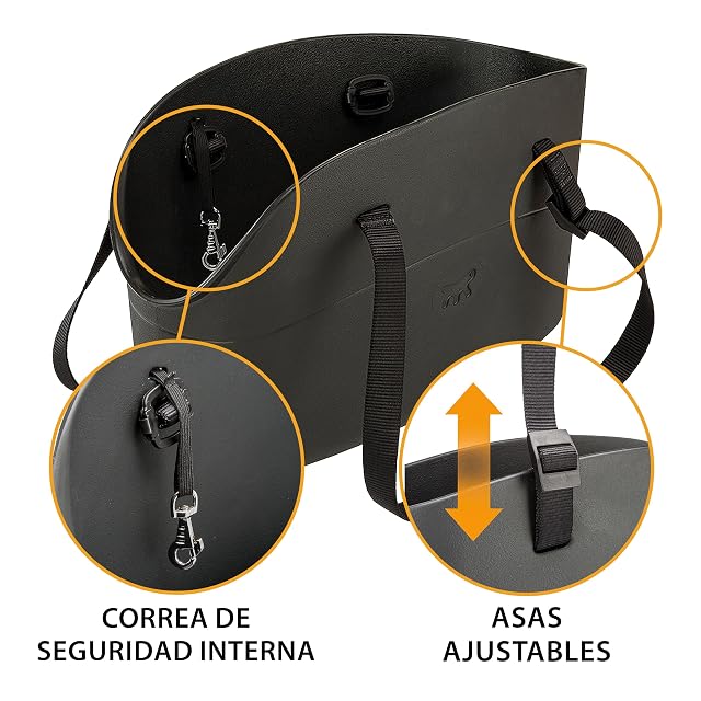 Foto 5 de 7 de Ferplast Bolso para Perros Transportín Perro de hasta 8 kg. Transportín Gato, Plástico Engomado