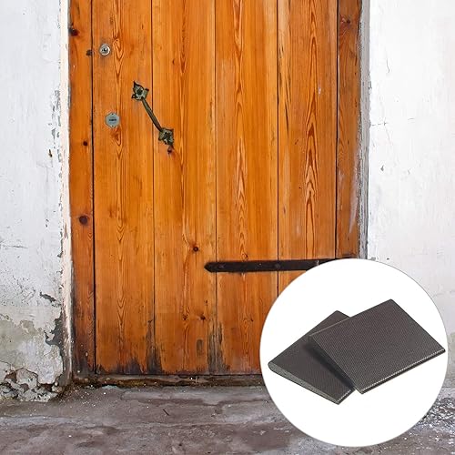 Miniatura 10 de 8 sellos de esquina de puerta, sellado de marco de puerta exterior, tapones autoadhesivos de espuma para clima (blanco, 8 piezas)