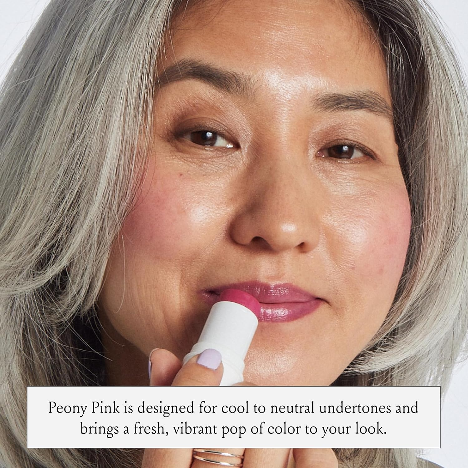 Boomstick Peony Pink ™ - Multistick for Cheeks & Lips - Vegan, Cream Blush Stick & Lipstick - Makeup for Older Women & Mature Skin Boom Stick By Cindy Joseph