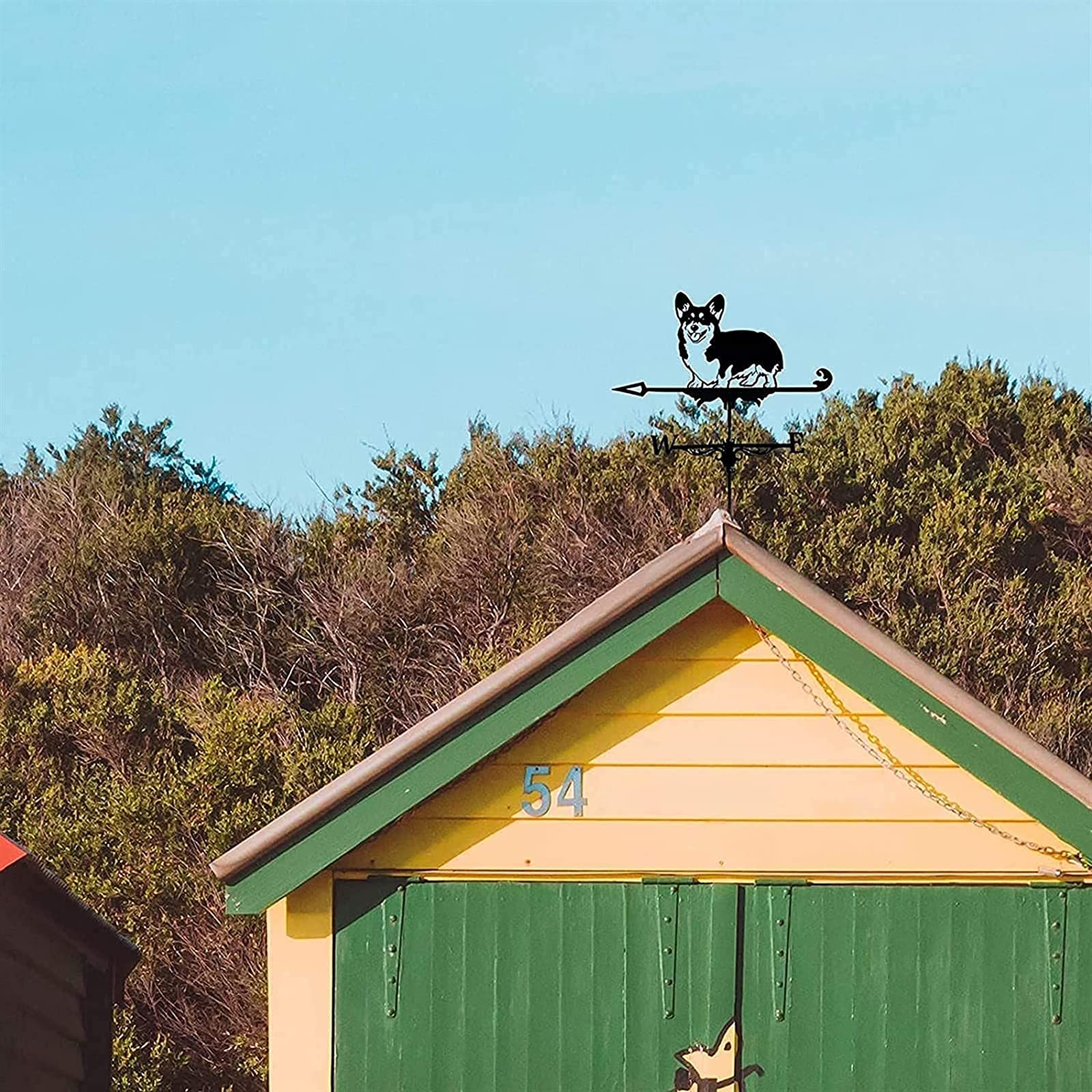 Girouette de ferme à fixer sur le toit, décoration de jardin, indicateur d