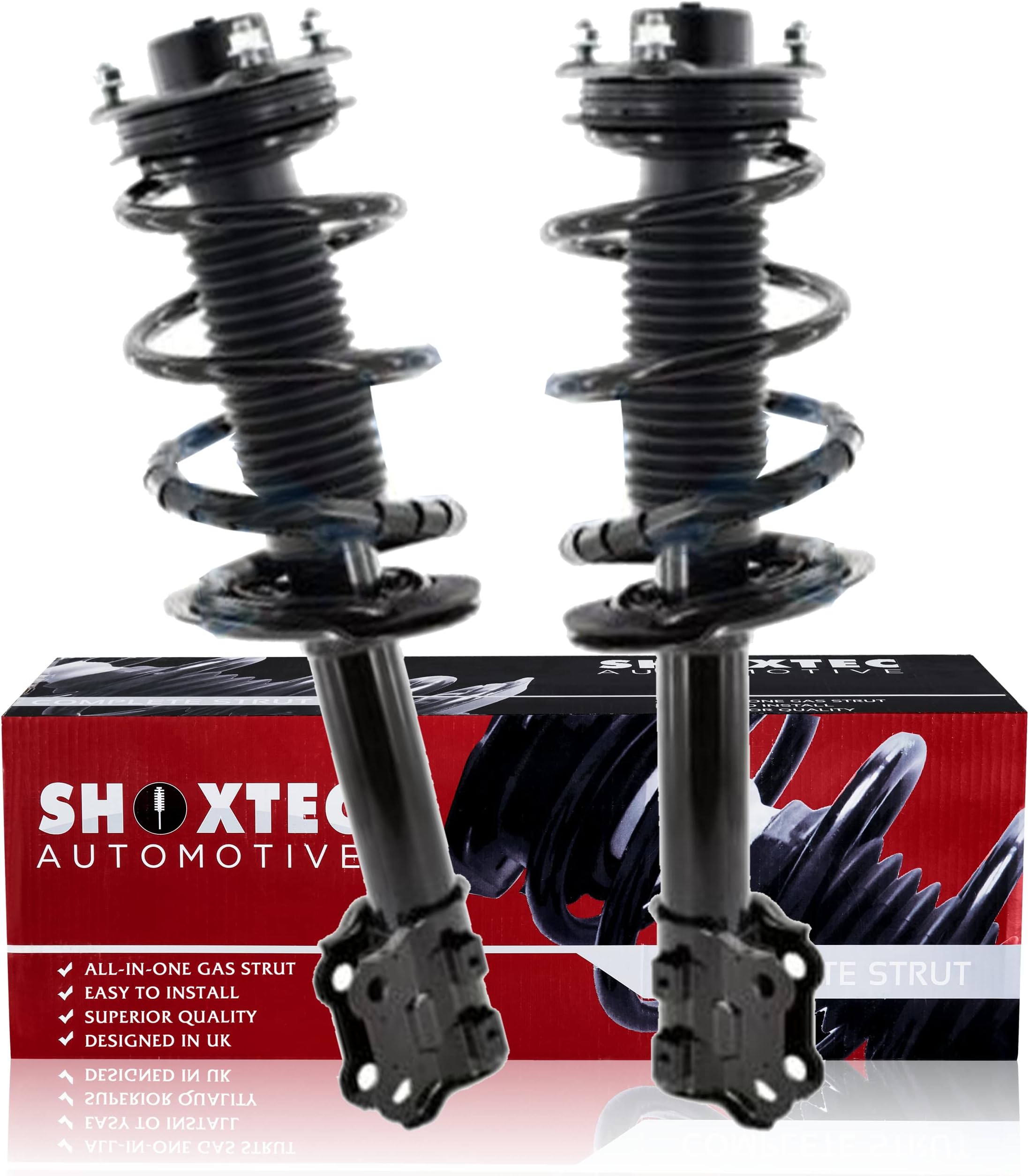 Amazon.com: Front Complete Struts Coil Spring Assembly Shock Absorber ...