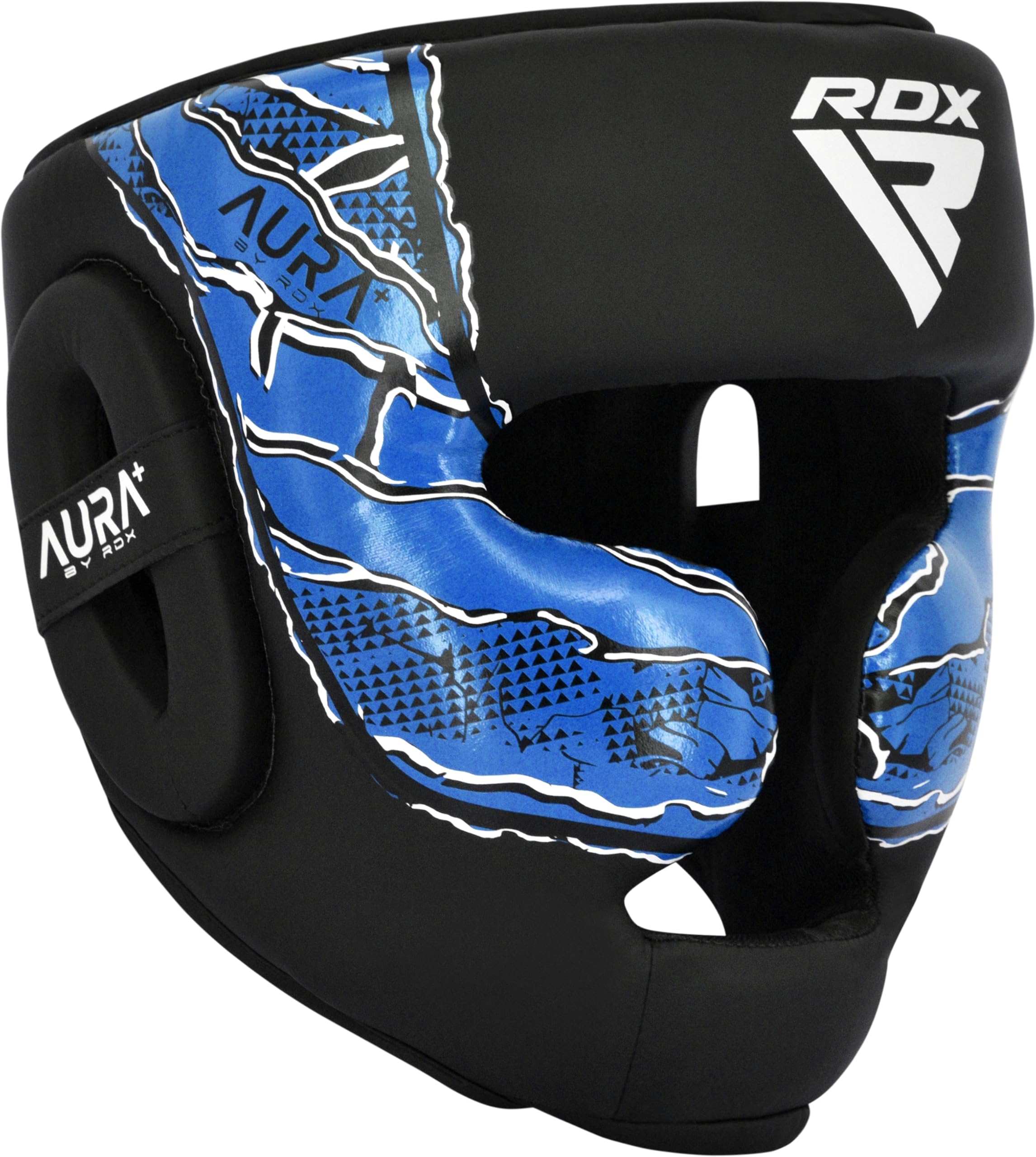 RDX New Aura F17 Casque Boxe Ajustable pour Arts Martiaux offrant Une Protection complète, Idéal pour Le MMA, Le Muay Thaï, Le Kickboxing et Le Sparring, pour Hommes, Femmes et Enfants