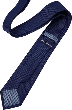 Ben Sherman Men's Textured Solid Necktie | Classic Modern Tie for Business & Formal Wear
