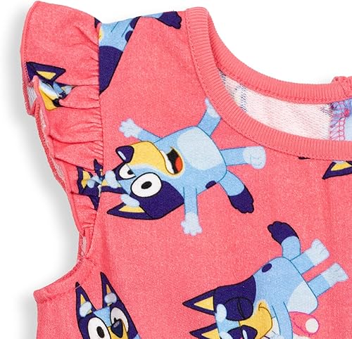 Miniatura 5 de Bluey French Terry Sleeveless Romper Infant to Big Kid Sizes (12-18 Months - 10-12)