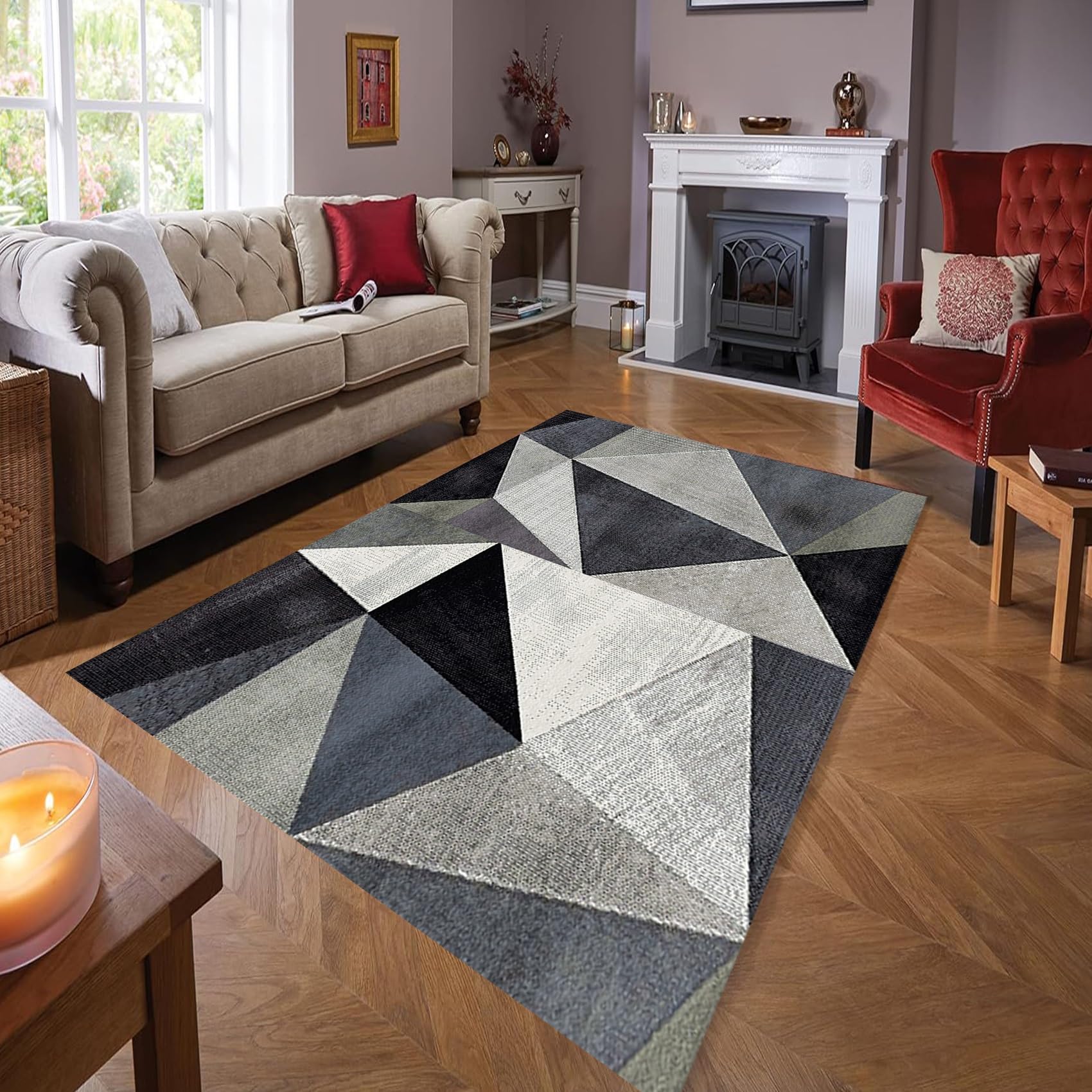 Tapis de couloir antidérapant 100x230 cm pour entrée de maison