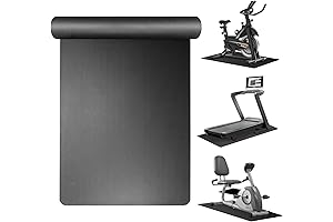 Peloton-Compatible 36 x 72 in Bike Mat to Protect Your Hardwood Floor or Carpet