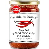 Casablanca Market Harissa Gourmet Hot Sauce –Harissa Sauce – Moroccan North African Spice Best Hot Sauce Gift Harissa Seasoning – Harissa Spice Red Hot Sauce – Harissa Paste Hot Sauces (10.5oz) 10.58 Ounce (Pack of 1)