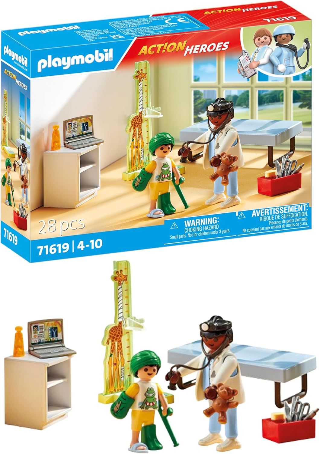 Playmobil Pediatrician with Teddy Bear