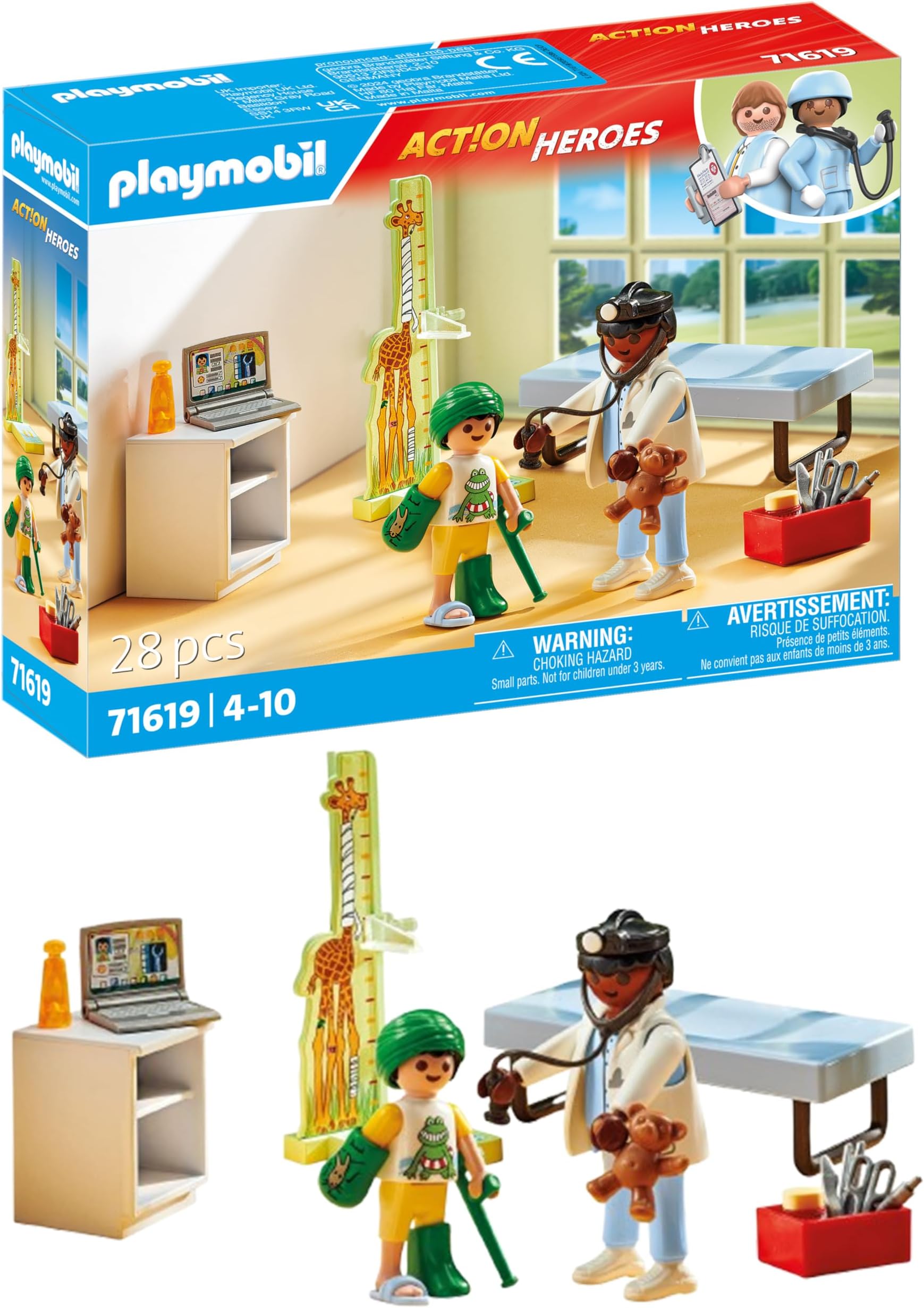 PLAYMOBIL Pediatrician with Teddy Bear