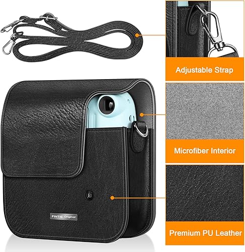 Miniatura 3 de Fintie Protective Case for Fujifilm Instax Mini 11 Instant Camera - Premium Vegan Leather Bag Cover with Removable Adjustable Strap