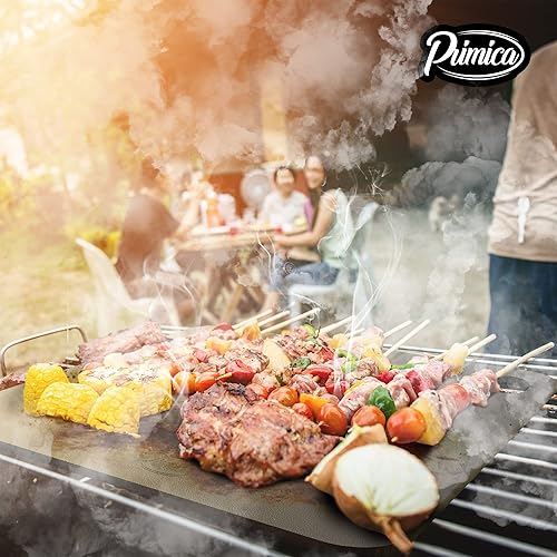 Miniatura 9 de Primica Acero para Pizza para Horno y Parrilla 13.6" x 13.6" El Definitivo Cambiador del Juego de Corteza, Perfecto para Pizza Horneada al Horno