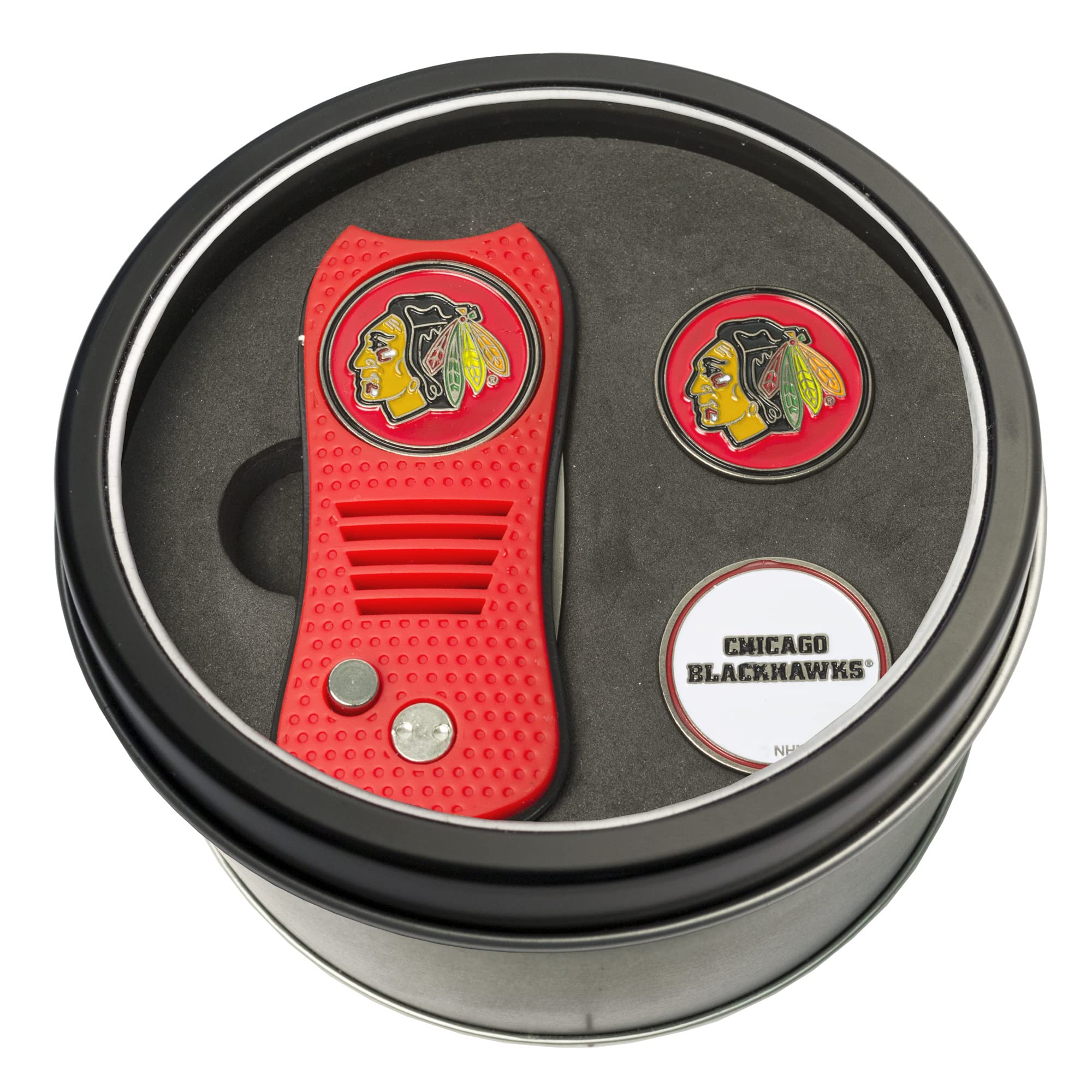 NHL Tin Gift Set with Switchfix Divot Tool and 2 Ball Markers
