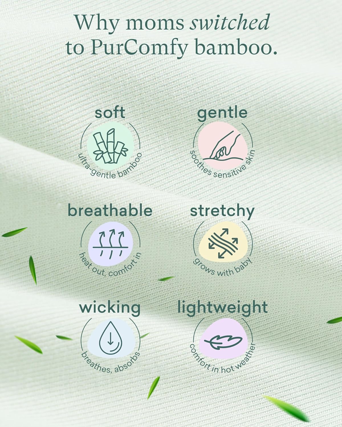 PurComfy Supersoft Sleep Sack 0.5 TOG, Premium Bamboo Viscose Sleeping Bag Thin Baby Wearable Blanket 2-Way Zipper Sleep Sack - Image 7