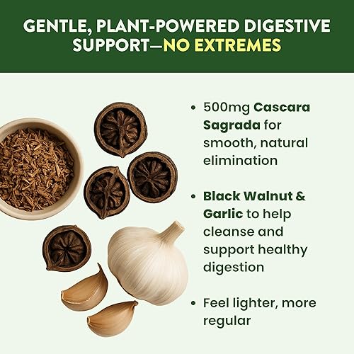 Miniatura 4 de Limpieza avanzada de colon de 7 días, prebióticos y hierbas naturales, apoya la desintoxicación y la flora intestinal para mujeres y hombres, con