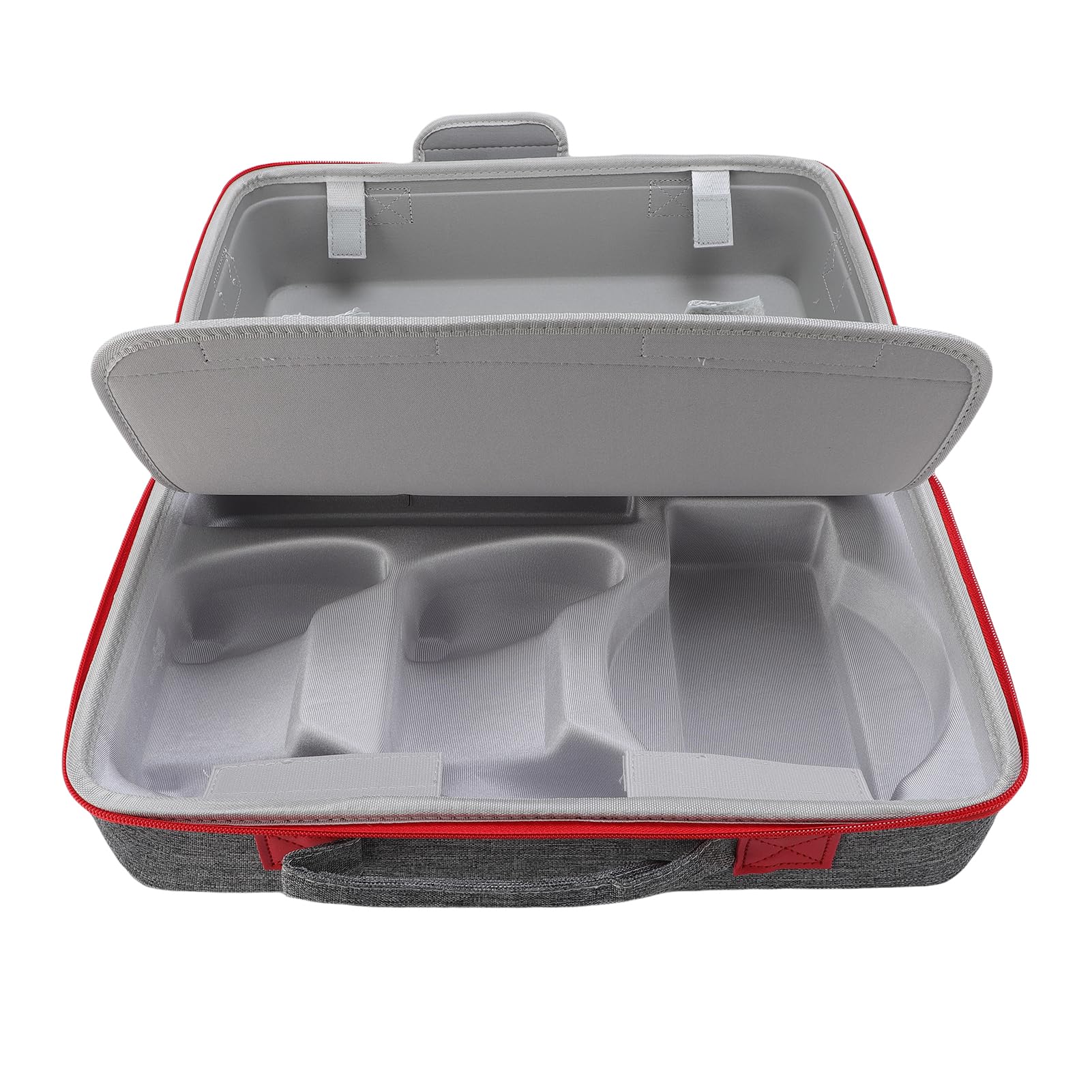 Generic Estuche de Transporte Rígido para Consola Slim Bolsa de Viaje Protectora para Controlador de Almacenamiento de Gran Capacidad, Cómoda y Conveniente para Jugadores, Material de Nailon (Grey)
