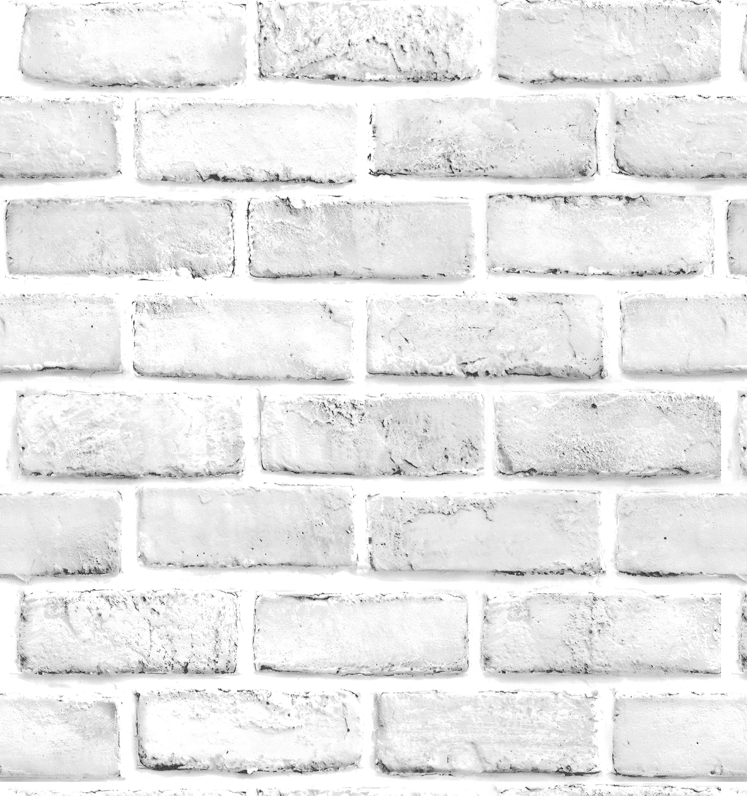 xupingjiti Selbstklebend Tapete Ziegel Wandpapier Vintage Steinoptik Wandaufkleber 44cmX1000cm Selbstklebende Folie für Küche Fensterbank
