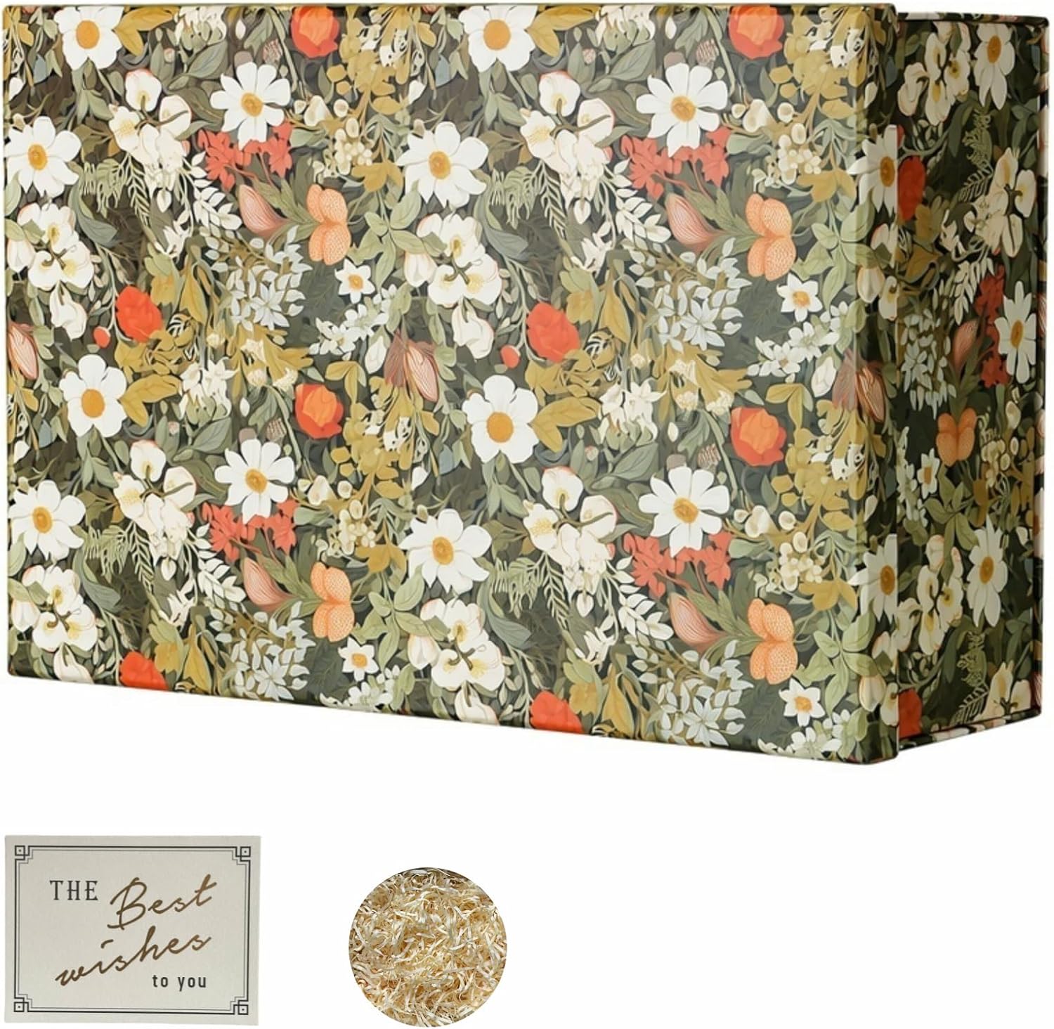 Tirniva Gift Boxes, 9.8x7.9x3.9 in, Storage Lid Box for Home Organization, Ideal for Birthday, Christmas, Valentine's Day, Wedding Present