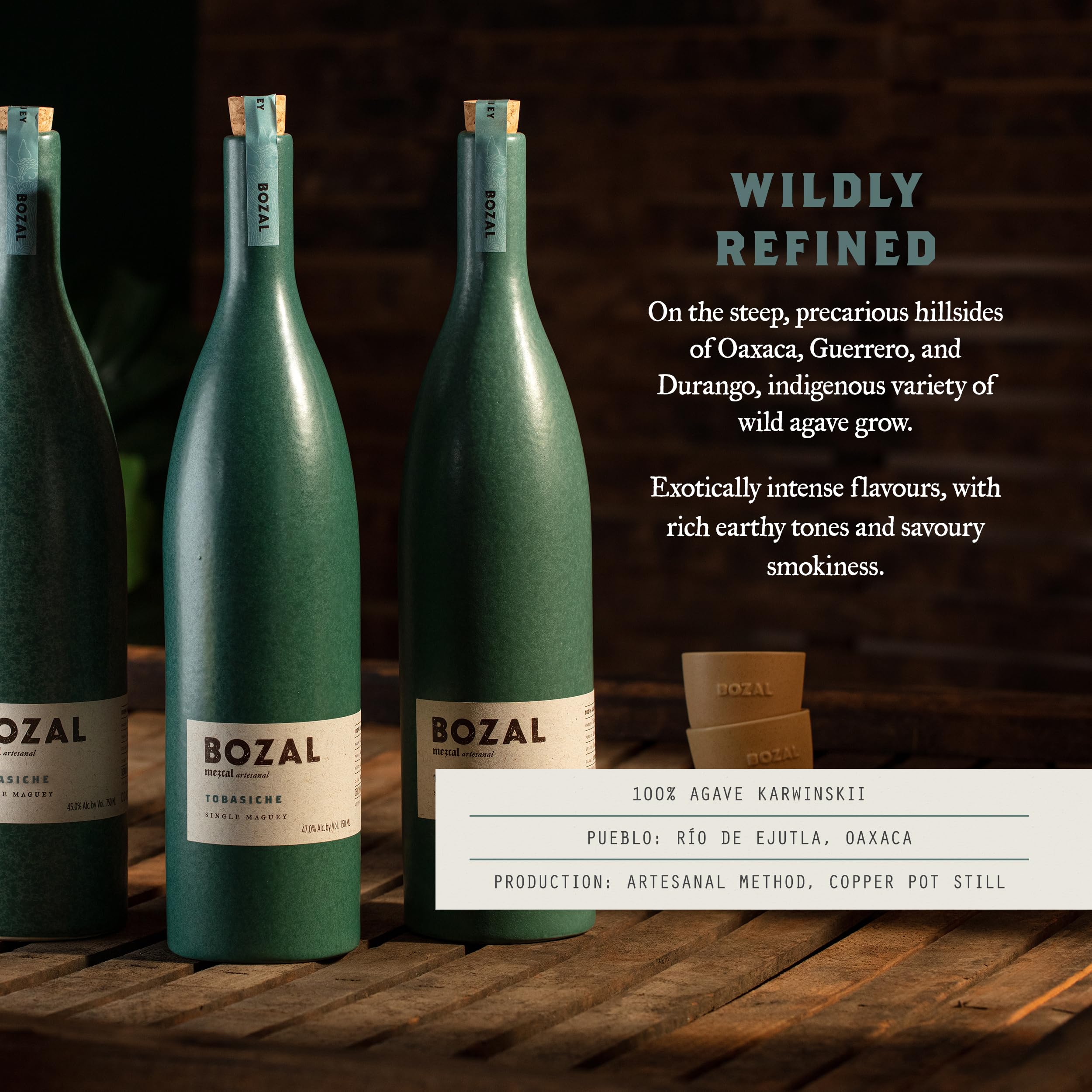 Bozal Single Maguey TOBASICHE Mezcal 47% Vol. 0,7l