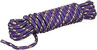 Attwood Neon Blue Diamond Braided Polypropylene Marine Rope - 1/4" x 100ft Floating Utility Cord for Docking, Anchoring & Cargo