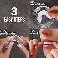 Vista 5 de Protector dental nocturno – Cómodo protector bucal para bruxismo – Protección personalizada para rechinar dientes y apretar la mandíbula más estuche